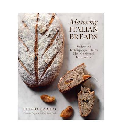 【现货】意大利面包大师Mastering Italian Breads英文生活餐饮Fulvio Marino精装Harvard Common Press9781577156628