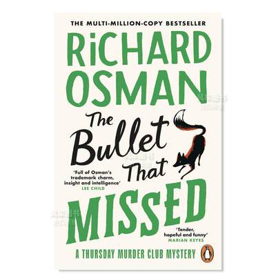 【预售】未命中的子弹英文文学小说进口原版外版书简装The Bullet That Missed: (The Thursday Murder Club 3) Richard Osman P
