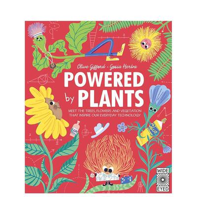 【现货】小植物大力量【Designed by Nature】Powered by Plants英文儿童绘本动物生态环保3-6岁精装Clive Gifford; Gosia Herba进