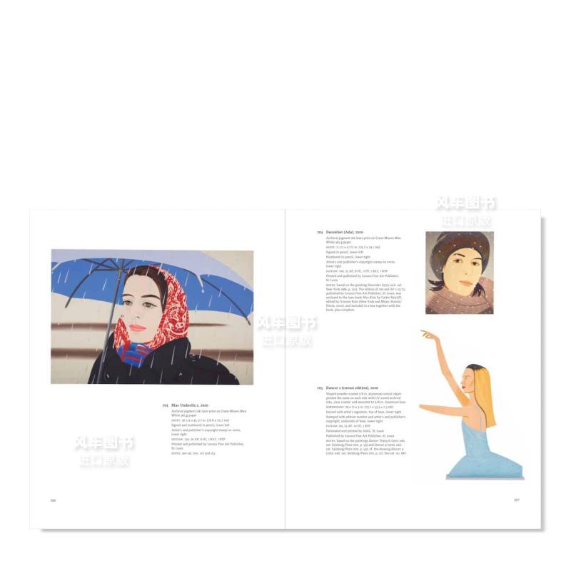 【预售】阿历克斯·卡茨：作品目录画册,1947-2022英文外国美术当代进口原版外版书精装Alex Katz Prints: Catalogue Raisonne,