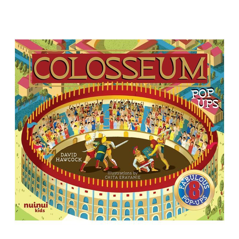 【预售】【古文明立体书】罗马斗兽场立体书【Ancient Civilisations Pop-Ups】Colosseum Pop-Ups英文儿童立体David Hawcock Chi