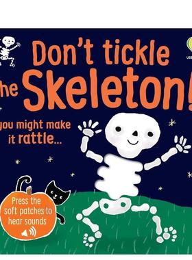 【预售】别挠骷髅怪Don't Tickle the Skeleton!英文儿童趣味Sam Taplin纸板书Usborne children’s books9781836044109