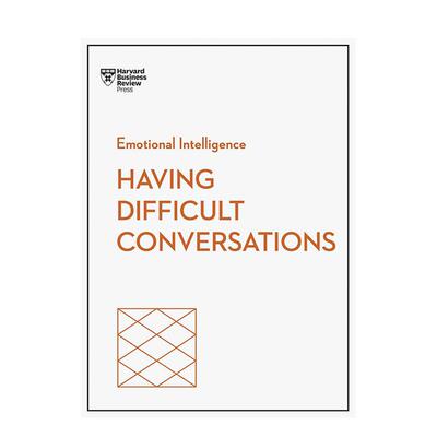 【预售】【哈佛商业评论情商系列】艰难对话的艺术【HBR Emotional Intelligence Series】Having Difficult Conversations英文商