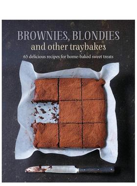 【预售】布朗尼蛋糕65种美味布朗尼食谱英文餐饮进口原版图书Brownies， Blondies and Other Traybakes精装Ryland Peters & Smal