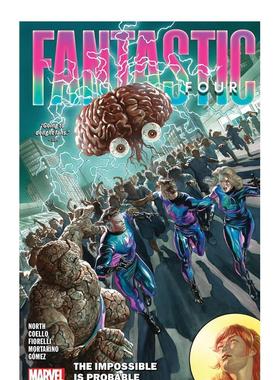 【现货】【Marvel】神奇四卷3不可能是可能的Fantastic Four By Ryan North Vol. 3 The Impossible Is Probable英文漫画NORTH平装