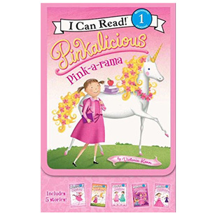 现货 英文儿童分阶阅读进口原版 rama精套装 精套装 Pink can Harpercollins Pinkalicious 粉色控 书 read Kann level