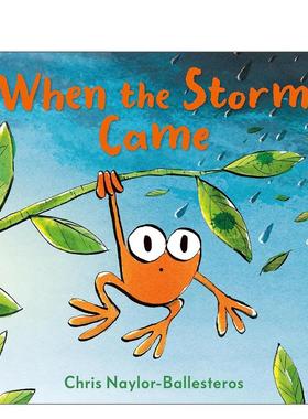 【现货】暴风雨来临时英文儿童绘本插画师进口原版书精装When the Storm Came Chris Naylor-Ballesteros著Andersen Press出版
