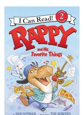 【现货】Rappy和他喜欢的东西Rappy and His Favorite Things英文儿童分阶阅读GutmanHarpercollins3-6岁进口原版书9780062252715