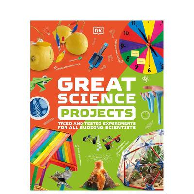 【现货】伟大科学项目Great Science Projects英文儿童绘本动物生态环保DK精装DK Children9-12岁进口原版书9780241569948