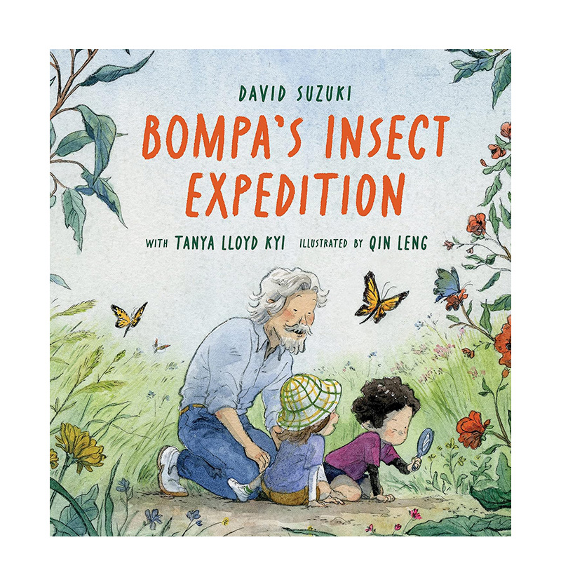 【预 售】【多伦多插画师Qin Leng】Bompa的昆虫探险 Bompa's Insect Expedition 原版英文儿童绘本