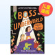 Freeman平装 预售 苐1册雪莉大战绿魔Boss the Hodder 冥界老大 books6 Children Underworld英文儿童漫画Tor 9岁进口原版