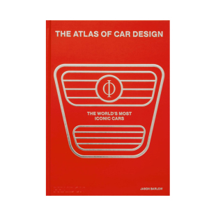 The 外版 Atlas 书籍The Design 预售 汽车设计图集：细数世界标志性车型 赛车红封面 英文工业产品设计精装 Car 进口原版