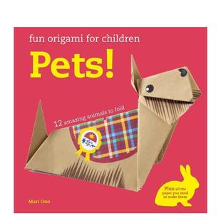 Ono平装 书9781782495802 儿童趣味折纸宠物Fun 6岁进口原版 Peters&Small3 Ryland Children英文儿童趣味Mari for Origami 现货