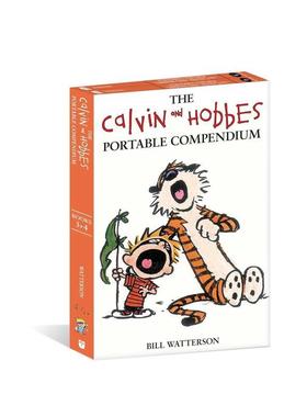 【预售】卡尔文与跳跳虎便携式简编套装2The Calvin and Hobbes Portable Compendium Set 2英文漫画图书平装进口原版书Bill Wat