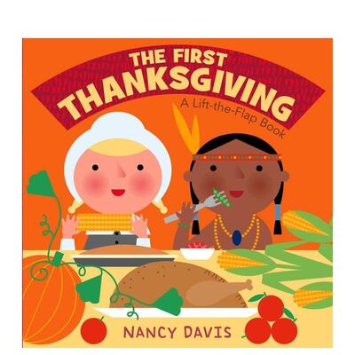【现货】第一个感恩节The First Thanksgiving英文儿童绘本节日庆典6-9岁DAVIS  KATHRYN LYNN进口原版书Little simon97814424080