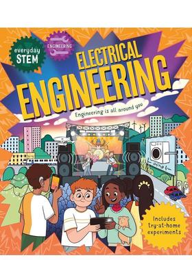 【现货】日常STEM工程—电气工程Everyday STEM Engineering – Electrical Engineering英文儿童绘本知识百科Jacoby平装Kingfish