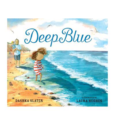 【预售】深蓝畅游大蓝海【Blue Books】Deep Blue: Swimming in the Big Blue Sea英文儿童绘本自我认知情绪管理精装Candlewick P