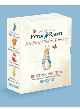 【预售】彼得兔故事集-我的苐一套馆藏版英文儿童故事进口原版外版书精装Peter Rabbit - My First Classic LibraryBeatrix Pott