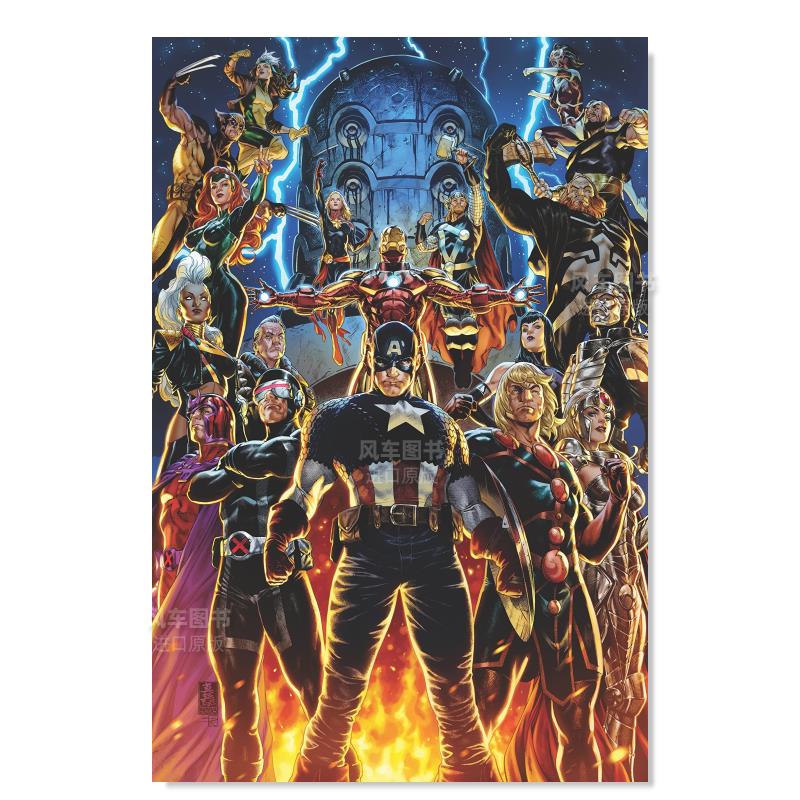 【预售】【Marvel】复仇者X战警永恒族最后审判日英文漫画平装进口原版书A.X.E.: Judgment Day Kieron Gillen