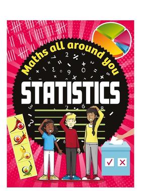 【现货】【数学无处不在】统计篇精装【Maths All Around You】Statistics英文儿童绘本知识百科Rob Colson精装Wayland6-9岁进口原