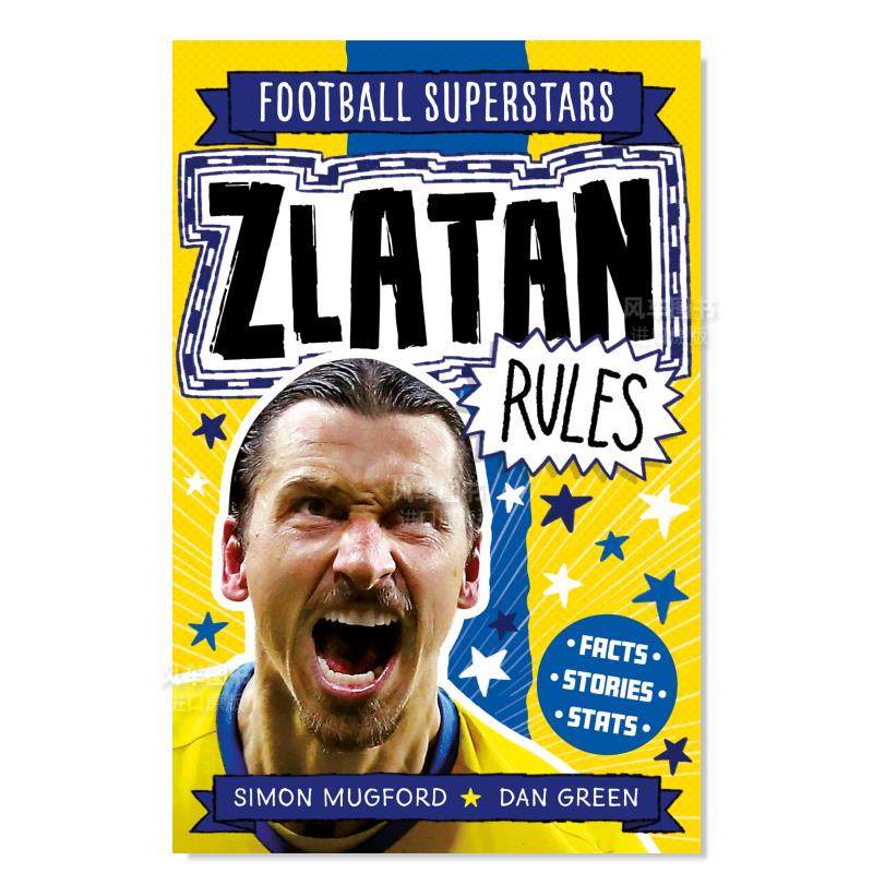 【预售】足球明星特辑：兹拉坦【Football Superstars】Zlatan Rules英文漫画原版图书外版进口书籍Simon Mugford-封面