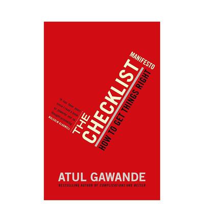 【预售】清单革命如何把事情做对The Checklist Manifesto英文商业行销Atul GawandeProfile Books进口原版书9781846683145
