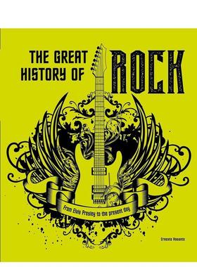 【预售】摇滚通史从猫王到当代The Great History of ROCK MUSIC 英文音乐Ernesto Assante精装进口原版书White star9788854420007