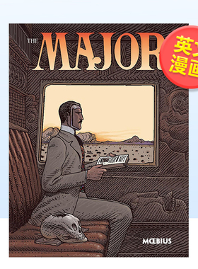 【现货】【Dark Horse】莫比乌斯图书馆少校英文漫画Jean 'Moebius Giraud进口原版书精装14岁以上Moebius Library The MajorDark