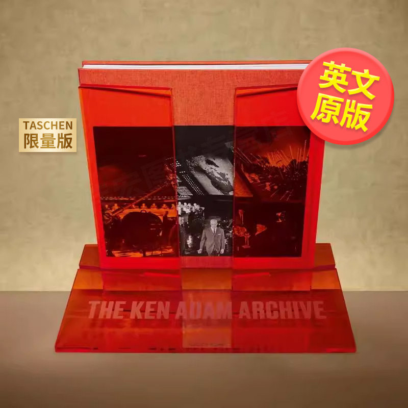 【预售】【TASCHEN限量版】肯亚当档案（带书架）英文电影精装进口原版书【Collector’s Edition】The Ken Adam Archive Christ
