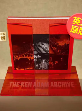 【预售】【TASCHEN限量版】肯亚当档案（带书架）英文电影精装进口原版书【Collector’s Edition】The Ken Adam Archive Christ