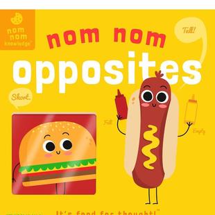 Opposites 以前 图书外版 现货 进口书籍 原版 Nom 对立英文儿童绘本 笔名
