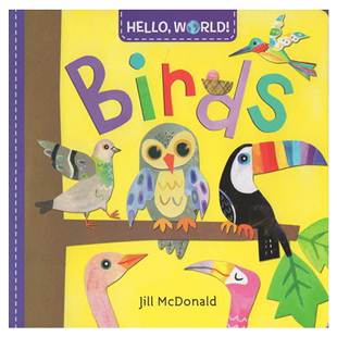 McDonald 世界 World Birds精装 小鸟们英文儿童绘本IP系列进口原版 你好 书 Hello Doubleday Jill 现货