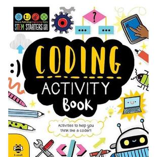 Activity Jenny 预售 编程活动书Coding 书b Barker进口原版 Book英文儿童艺术启蒙3 STEM and Jacoby 6岁平装 small Vicky