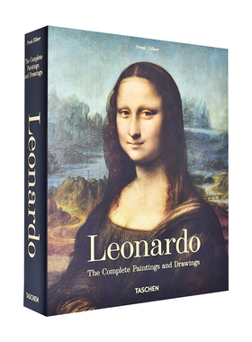 【现货】莱昂纳多.达芬奇:绘画和素描全集500周年纪念版英文外国美术15至18世纪进口原版外版书精装14岁以上Leonardo. The Compl