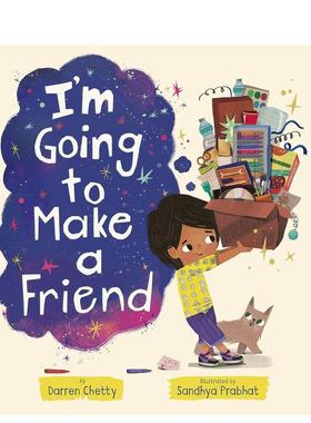 【现货】我要去交个朋友I'm Going to Make a Friend英文儿童绘本人际关系Darren Chetty精装Tiger Tales进口原版书97816 300637