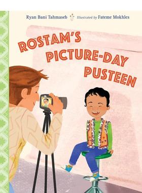 【预售】罗斯塔姆的照片日Rostam's Picture Day英文儿童绘本交通工具城市人文6-9岁精装进口原版书Tahmaseb  Ryan Bani Charles