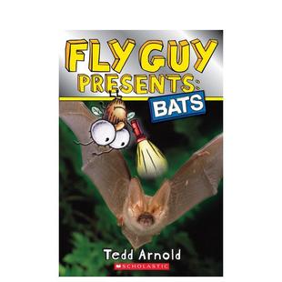 【现货】苍蝇小子#6蝙蝠FLY GUY PRESENTS #6英文儿童分阶阅读Tedd Arnold平装3-6岁Scholastic进口原版书9780545778138