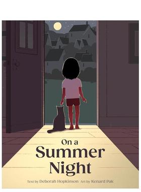 【现货】夏夜 睡前安抚绘本On a Summer Night英文儿童绘本自我认知情绪管理Deborah Hopkinson精装Chronicle Books3-6岁进口原版