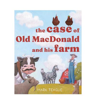 【现货】老麦克唐纳的农场谜案The Case of Old MacDonald and His Farm英文儿童绘本动物生态环保Mark Teague精装Beach Lane Boo