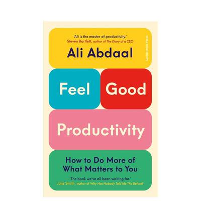 【预售】快乐生产力 百万YouTuber Ali Abdaal 剑桥学霸 平装 Feel-Good Productivity英文心灵励志Ali Abdaal平装Penguin Books