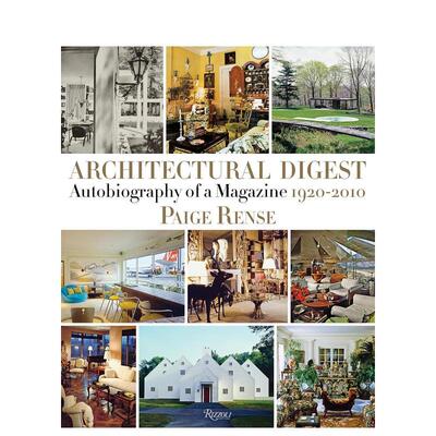 【现货】建筑文摘 1920-2010年一本杂志的自传Architectural Digest英文室内设计空间与装饰Paige Rense精装Rizzoli进口原版书978