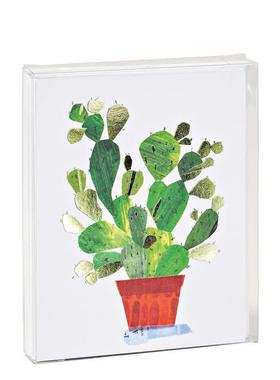 【预售】仙人掌问候卡Cactus Notecard Set英文文创卡牌teNeues盒装teNeues进口原版书9781623257910