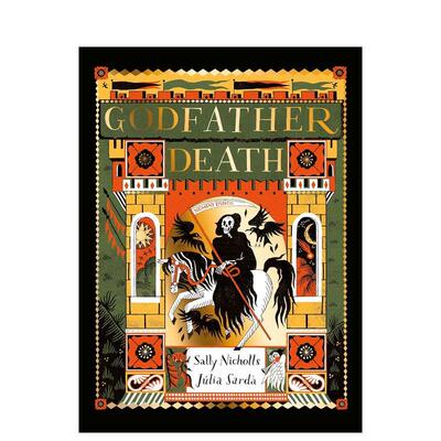 【预售】【西班牙插画师Júlia Sardà】死神教父平装Godfather Death英文儿童绘本插画师Sally Nicholls平装Andersen Press进口原