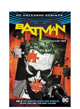 【现货】【DC Comics】蝙蝠卷4笑话与谜语的战争Batman Vol. 4 The War of Jokes and Riddles英文漫画Tom King平装进口原版书978