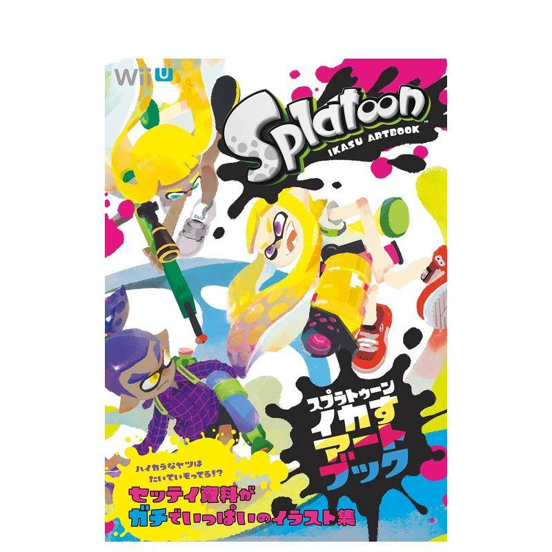 【预售】Splatoon1喷射战士1官方资料设定集日文游戏设定集进口原版书14岁以上スプラトゥ—ン イカすア—トブック 週刊ファミ通