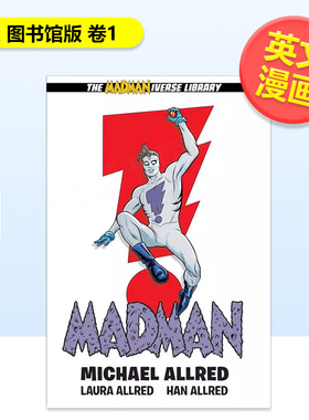 【预售】狂人图书馆版卷1英文漫画图书进口原版书Madman Library Edition Volume 114岁以上Michael Allred Dark Horse