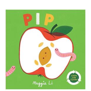 Pip英文儿童绘本动物生态环保3 Publish 小小生命周期 书Templar Li进口原版 6岁纸板书Maggie Cycles Life 种子Little 现货