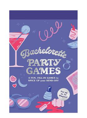 【现货】单身聚会小游戏Bachelorette Party Games英文文创卡牌Chronicle精装Chronicle Books进口原版书9781797213811