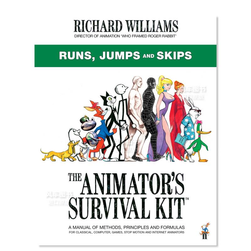 【现货】动画师的生存工具包：跑、跳、跃 The Animator’s Survival Kit: Runs Jumps and Skips英文原版进口艺术图书籍