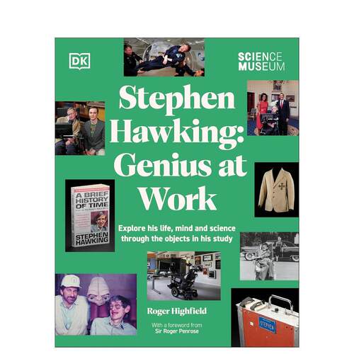 【现货】英国科学博物馆斯蒂芬霍金办公室藏品The Science Museum Stephen Hawking Genius at Work英文社会科学Roger HighfieldD